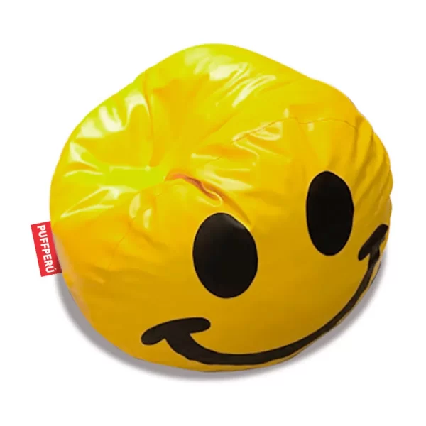 Puff Emoji Feliz Estándar Amarillo